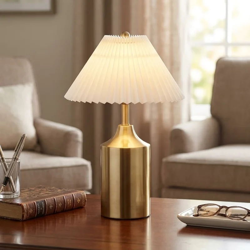 LED Brass Base Lamp
