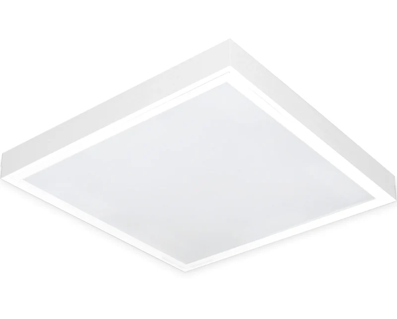 LED Panel 62x62 Backlit, Einlegeleuchte, Deckenleuchte, 62x62cm, Rasterdeckenleuchte, 3000K/4000K (DIP-Schalter), 5320 Lumen, 38 Watt (inkl. Treiber)