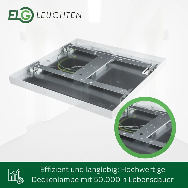 Ultraflache LED-Aufbauleuchte in 4 Varianten mit direktem Licht und einstellbarer Lichtfarbe in 3000K und 4000K