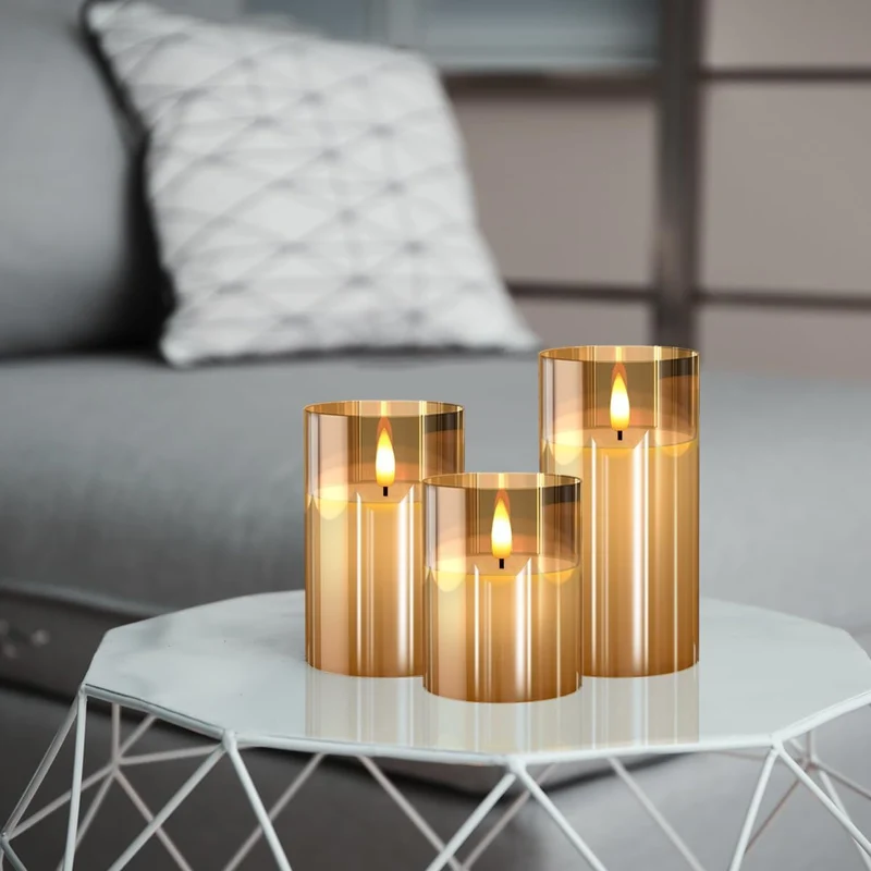 3pcs LED Flameless Candles