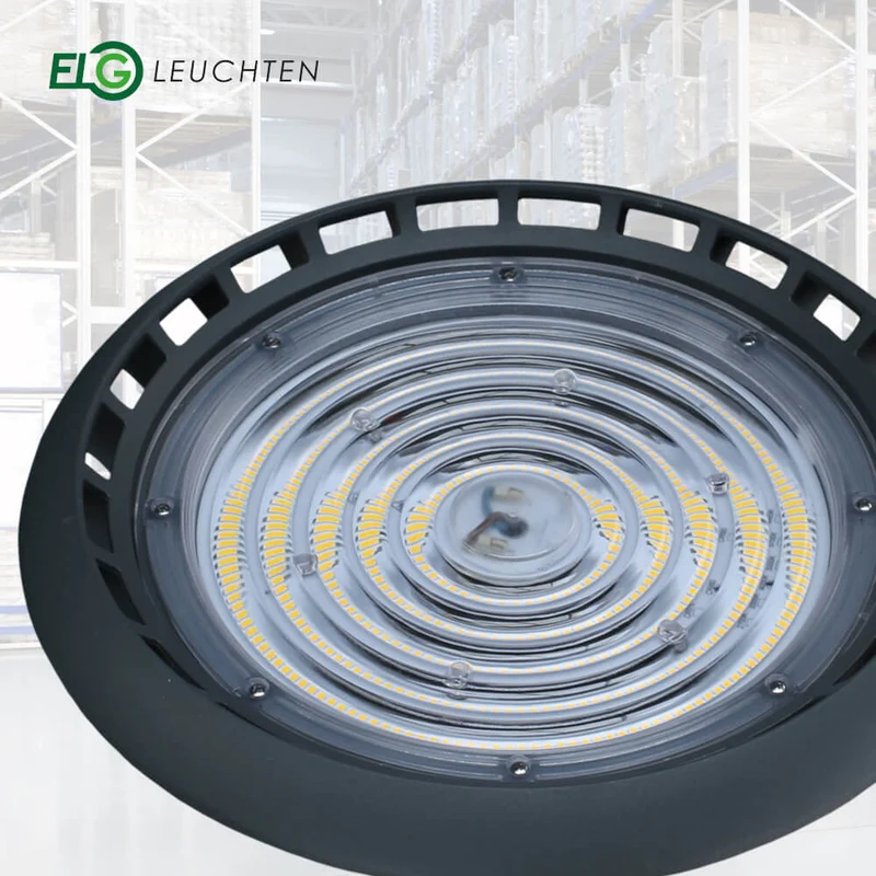 LED Hallentiefstrahler 85-150W Anthrazit CRI>80 4000K max. 21070lm IP65 inkl. Treiber