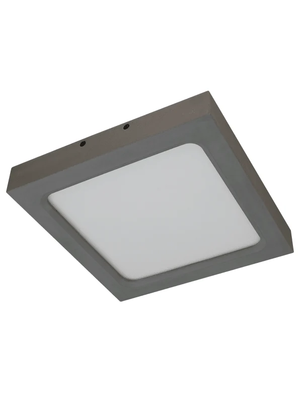 LED Deckenleuchte Beton Grau 2000 Lumen 24 Watt 4000K