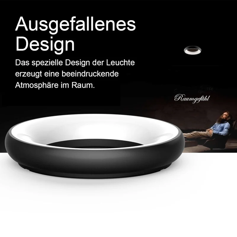 LED Deckenleuchte Rund 35 Watt 2900lm 3000K Design Leuchte Modern Dekorativ
