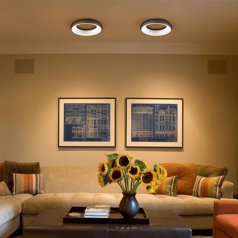 LED Deckenleuchte Rund 35 Watt 2900lm 3000K Design Leuchte Modern Dekorativ