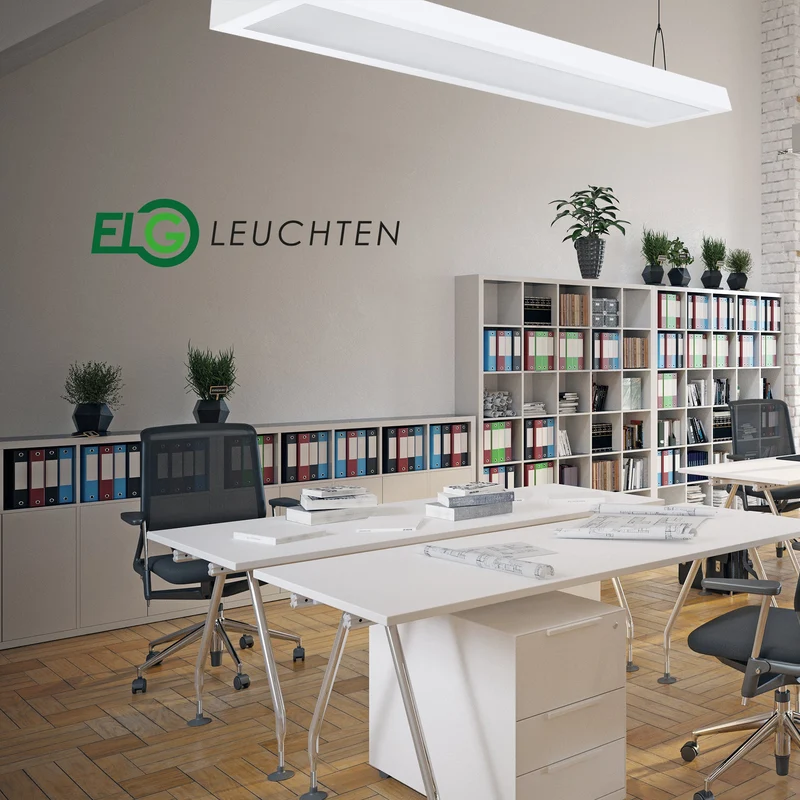 LED Aufbauleuchte 150cm 2-flammig Mikroprismatische Abdeckung Vorverdrahtet für LED Röhren