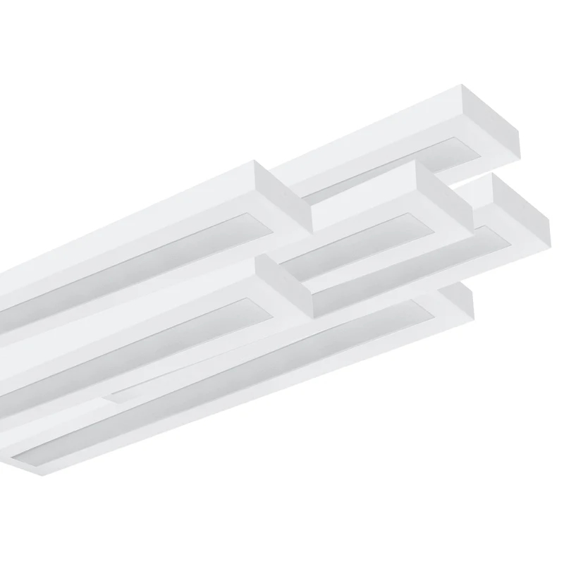 LED Aufbauleuchte 150cm 2-flammig Mikroprismatische Abdeckung Vorverdrahtet für LED Röhren
