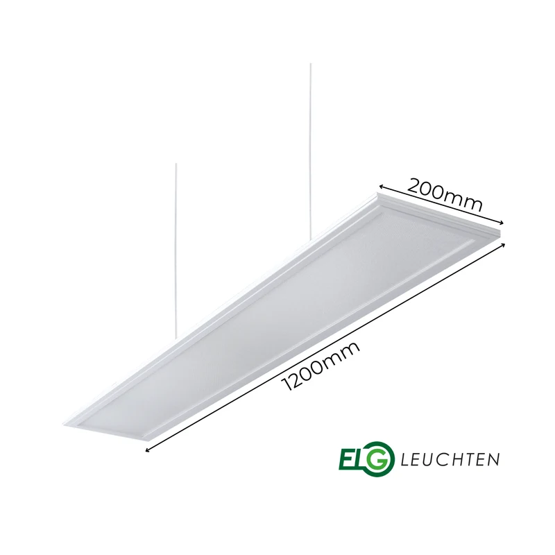 LED Pendelleuchte 120cm direkt/indirekt Dimmbar CCT 3000-6000K mit FB