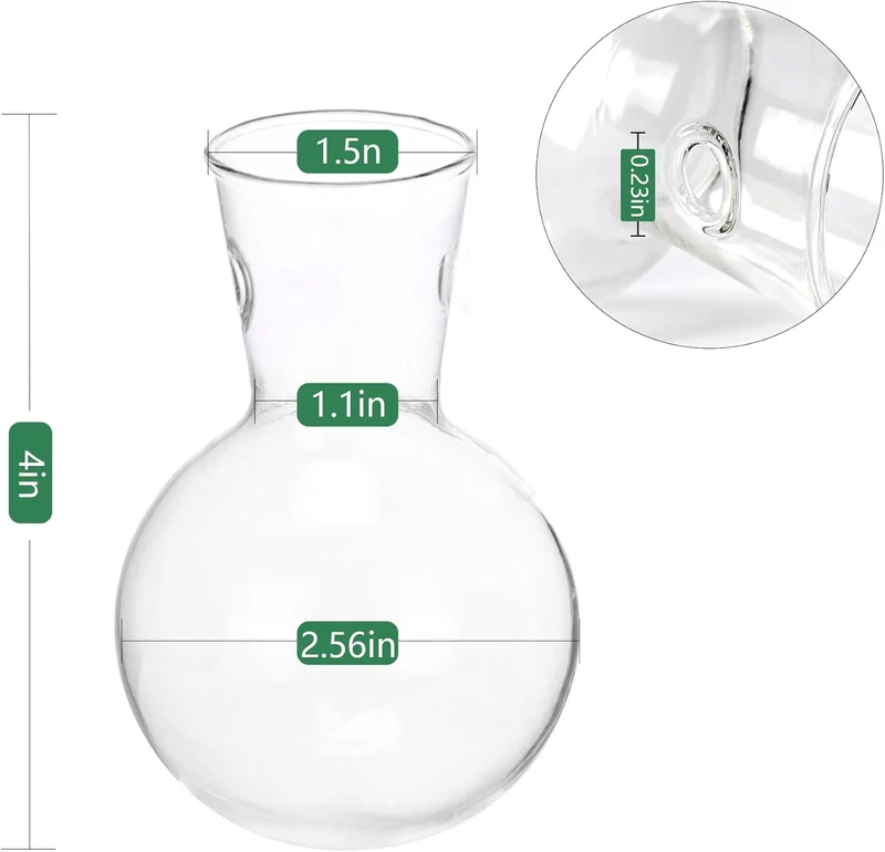 Glass Bulbs - 2 Pcs