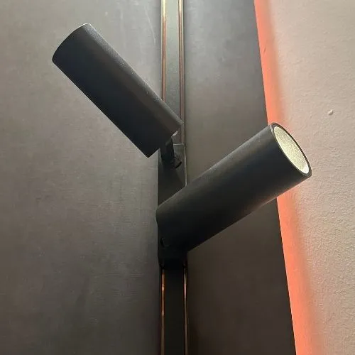LED "SLIM" Tuya Strahler 2*9W, 2700K-6000K, 24°, Zylinder, schwarz