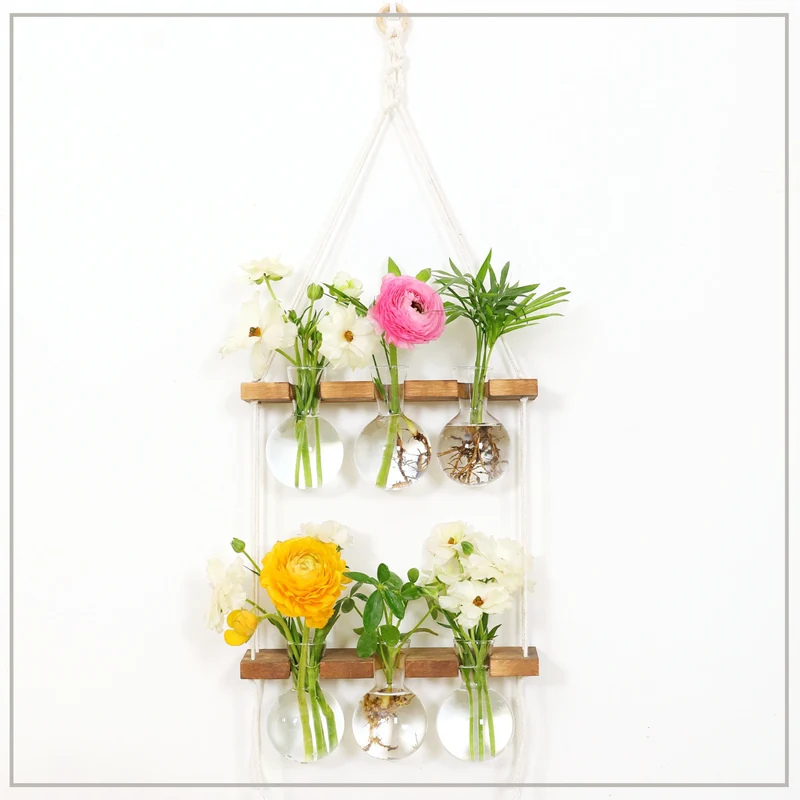 Wall Hanging Planter - 6 Bulbs