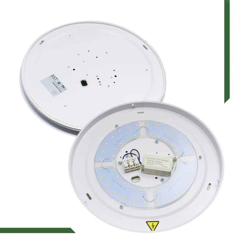 LED Opalglasleuchte 24W 4000K Ø: 328mm 1680lm IP20