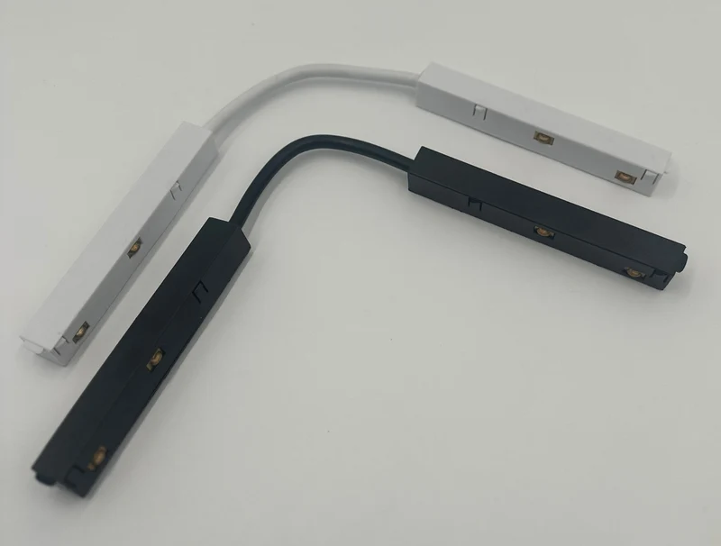 48V Magnetschiene "Magneto" flexibler Stromverbinder, Schwarz oder Weiß