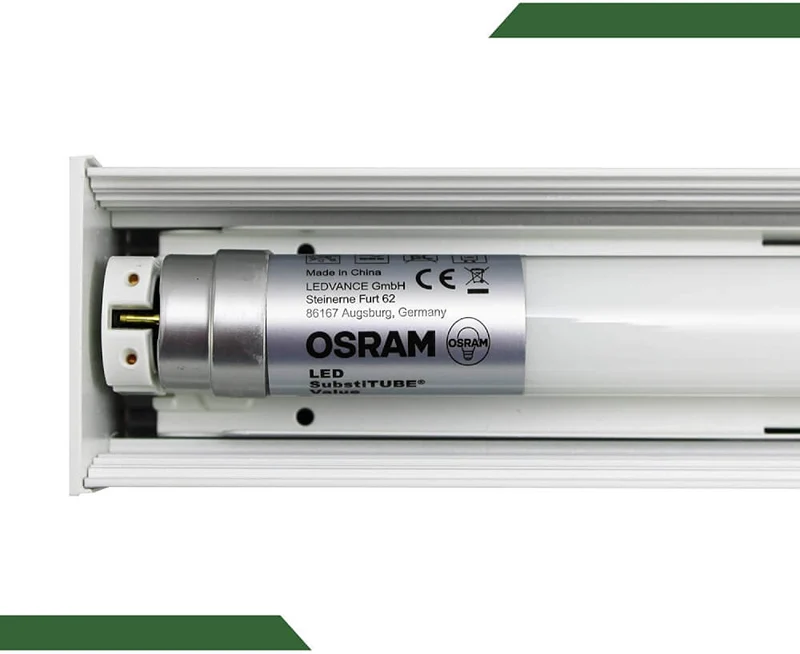 LED Pendelleuchte Anbauleuchte 120cm mit opaler Abdeckung