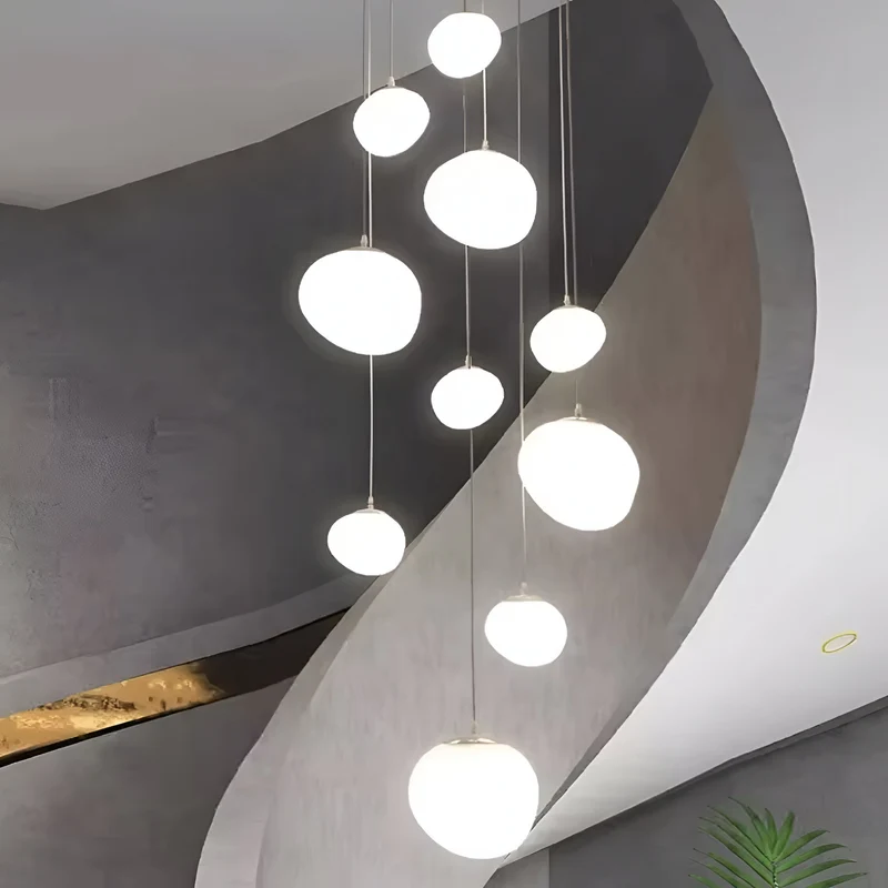 LED Kronleuchter Pietra di Luna