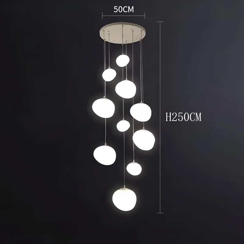 LED Kronleuchter Pietra di Luna