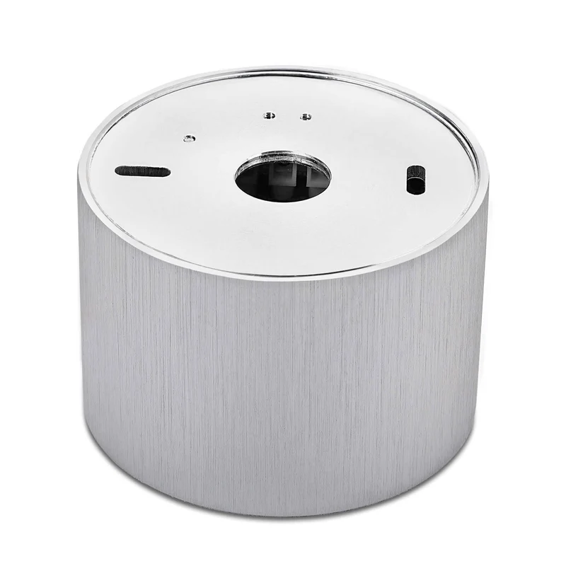 LED Aufbaustrahler Flach in Alu gebürstet 230V 5W Dimmbar - Pio