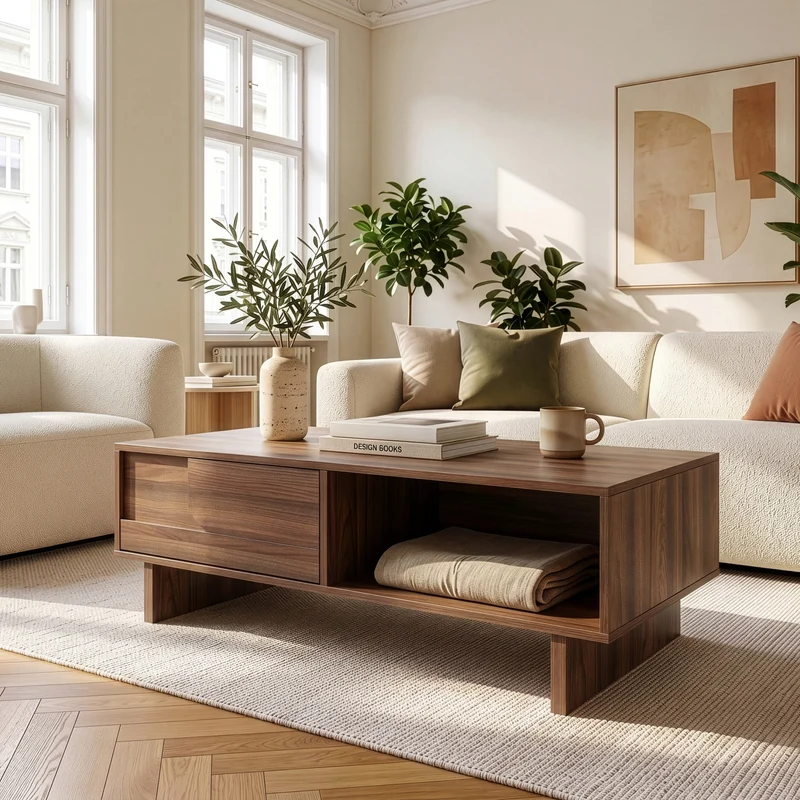 Couchtisch Katanshumn mit Stauraum 110x55x39 cm [en.casa]