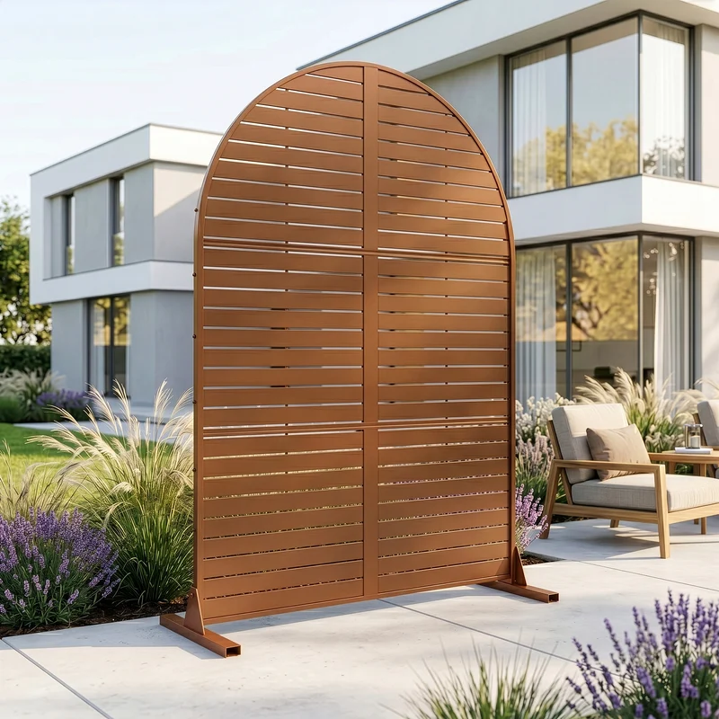 Trennwand Nodepp Rundbogenform Stahl [casa.pro]