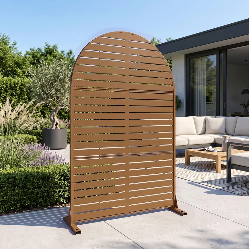 Trennwand Nodepp Rundbogenform Stahl [casa.pro]