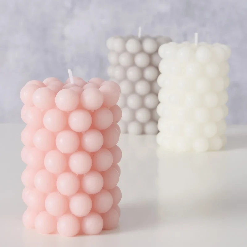 2 Pcs Scented Bubble Candles
