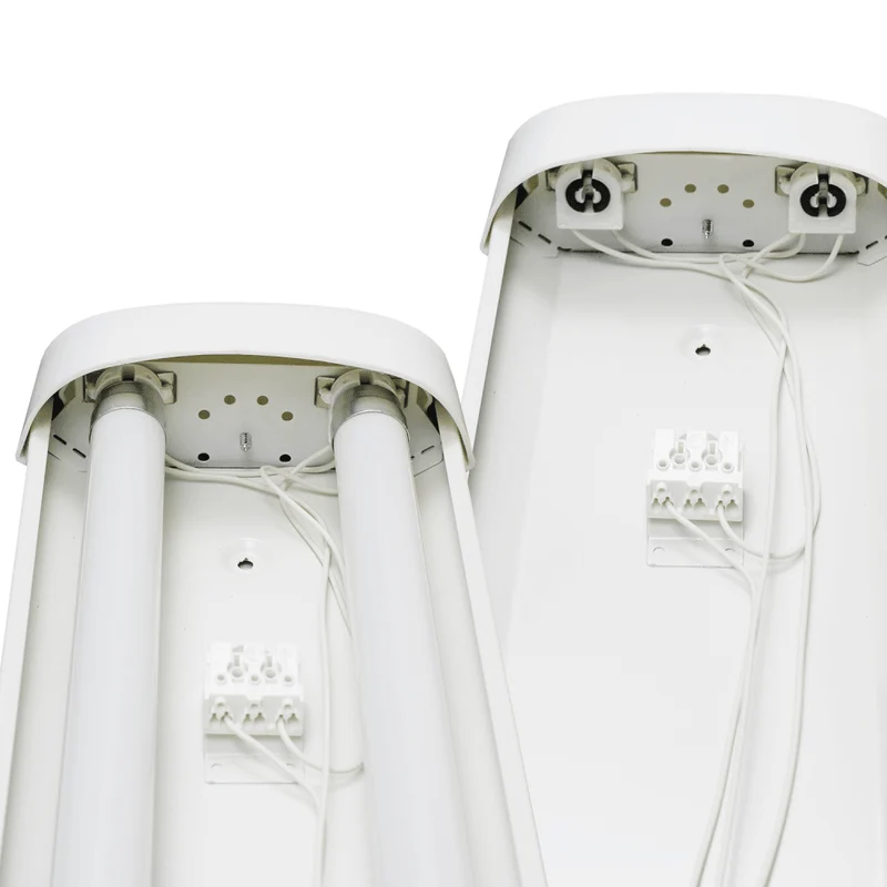 LED Aufbauleuchte 120cm 2-flammig vorverdrahtet für LED Röhren
