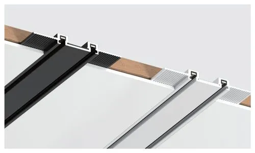 LED SLIM Einbau Schiene, Tuya, 2M, 48V, schwarz