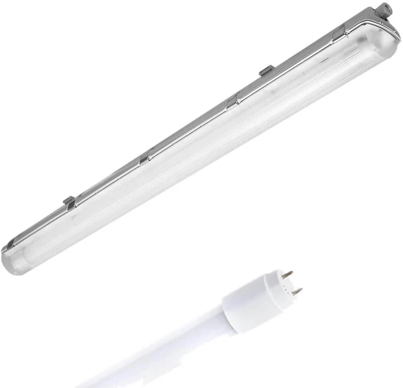 LED Feuchtraumleuchte 150cm 1-flammig vorverdrahtet für LED Röhren