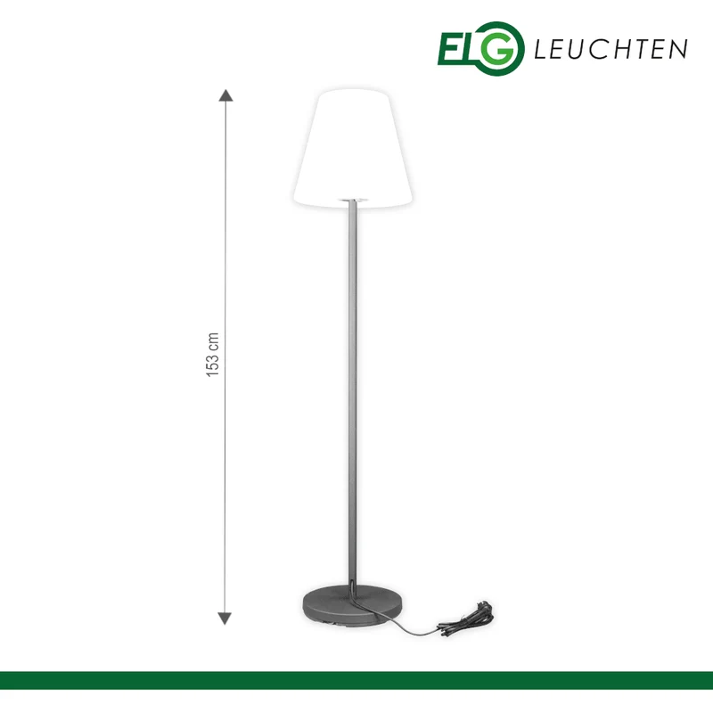 LED Stehleuchte Gartenleuchte IP65 Terassenleuchte
