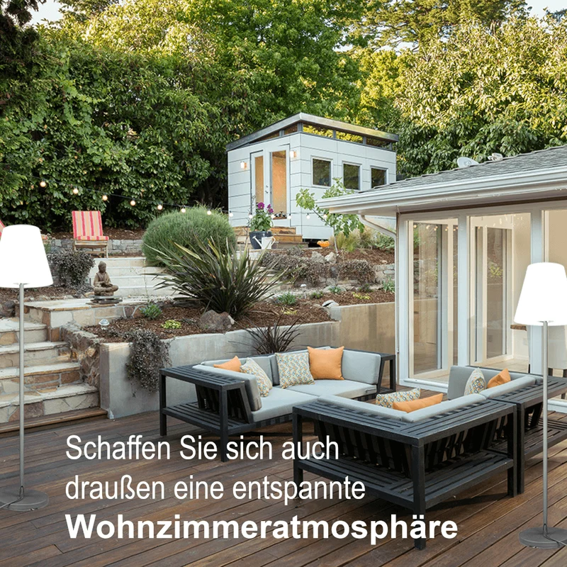 LED Stehleuchte Gartenleuchte IP65 Terassenleuchte