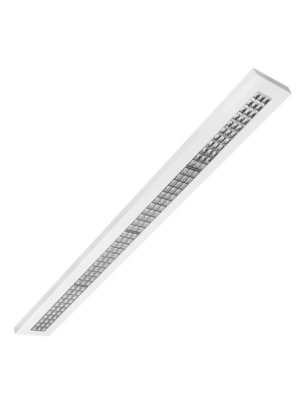 Hochwertige LED Rasteranbauleuchte mit Mikrolamellenraster 4000K 120cm 36W 4000lm und 150cm 45W 5000lm