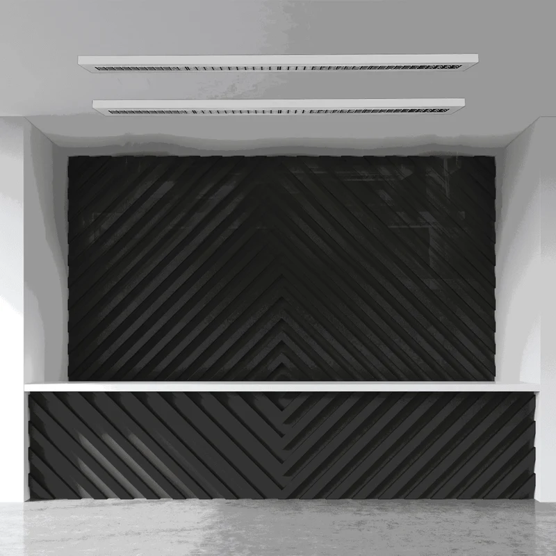 Hochwertige LED Rasteranbauleuchte mit Mikrolamellenraster 4000K 120cm 36W 4000lm und 150cm 45W 5000lm