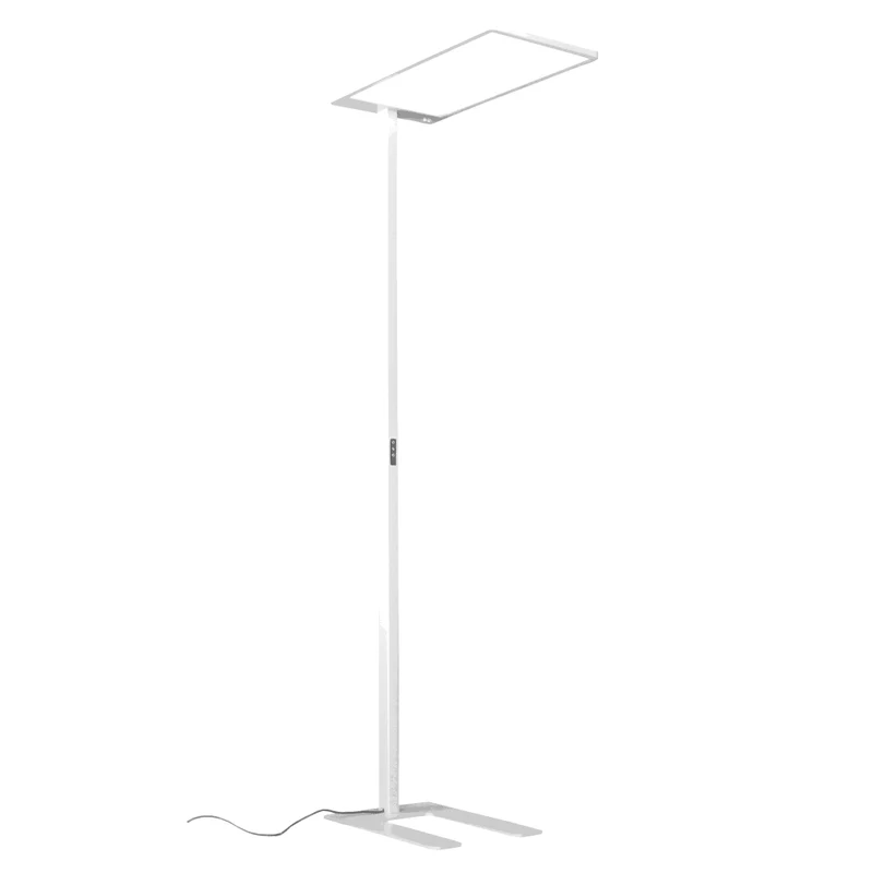 LED Stehleuchte Grau und Weiß