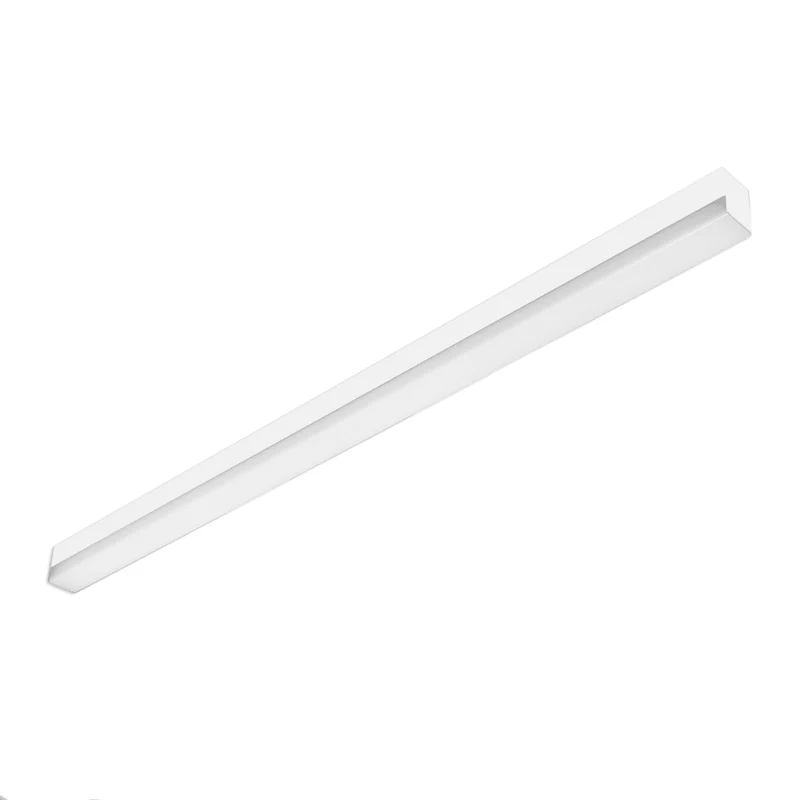 Hochwertige LED Anbauleuchte Mit opaler Abdeckung 150cm 44 Watt 5800 Lumen 4000 Kelvin in Schwarz oder Weiss
