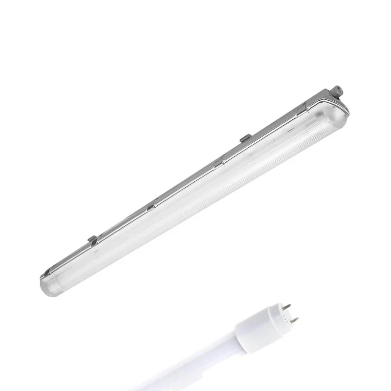 LED Feuchtraumleuchte 120cm 1-flammig vorverdrahtet für LED Röhren