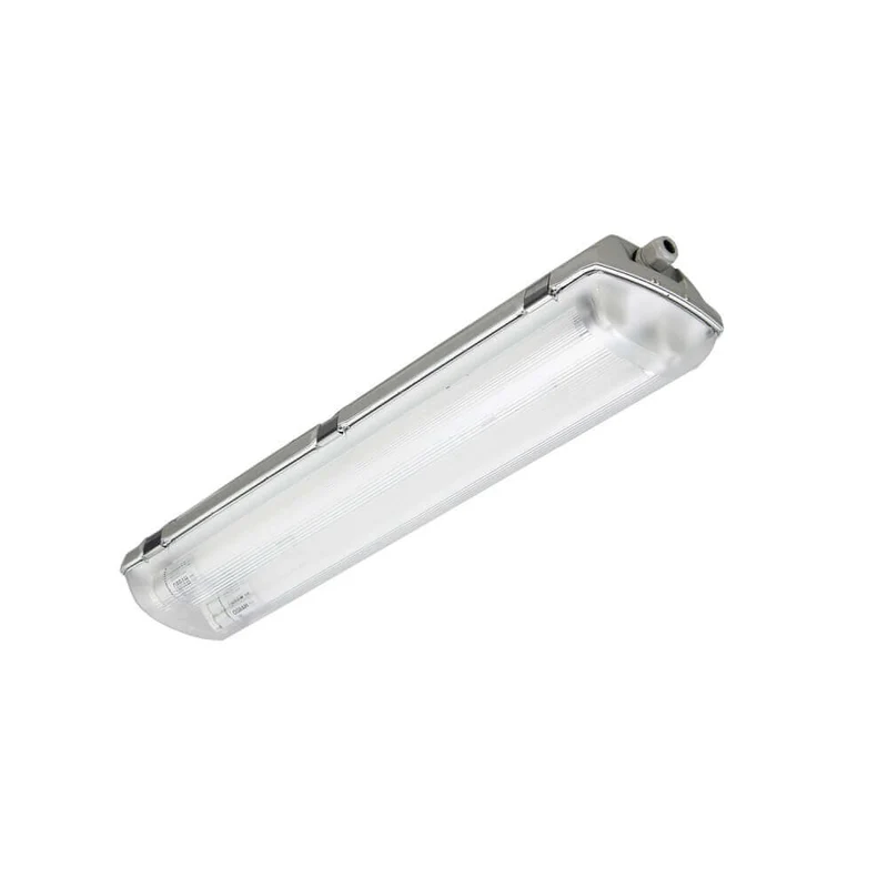 LED Feuchtraumleuchte 60cm 2-flammig vorverdrahtet für LED Röhren