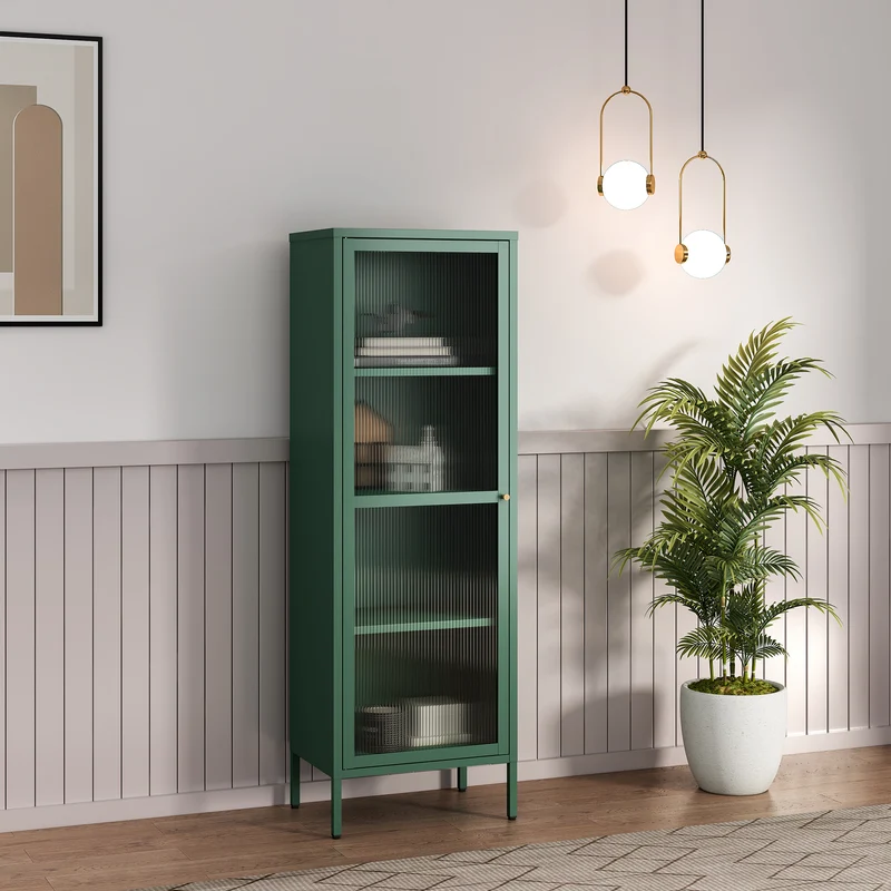 Vitrinenschrank Säkylä [en.casa]