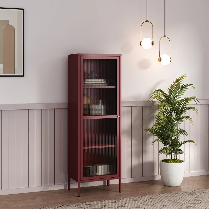 Vitrinenschrank Säkylä [en.casa]