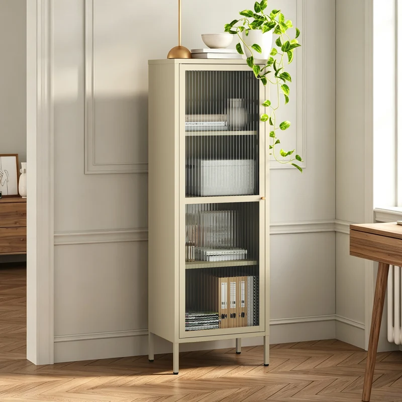 Vitrinenschrank Säkylä [en.casa]