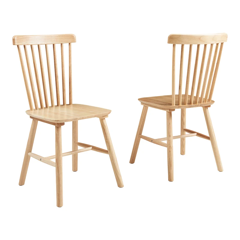 Esszimmerstuhl Karmoy 2er Set Holz [en.casa]