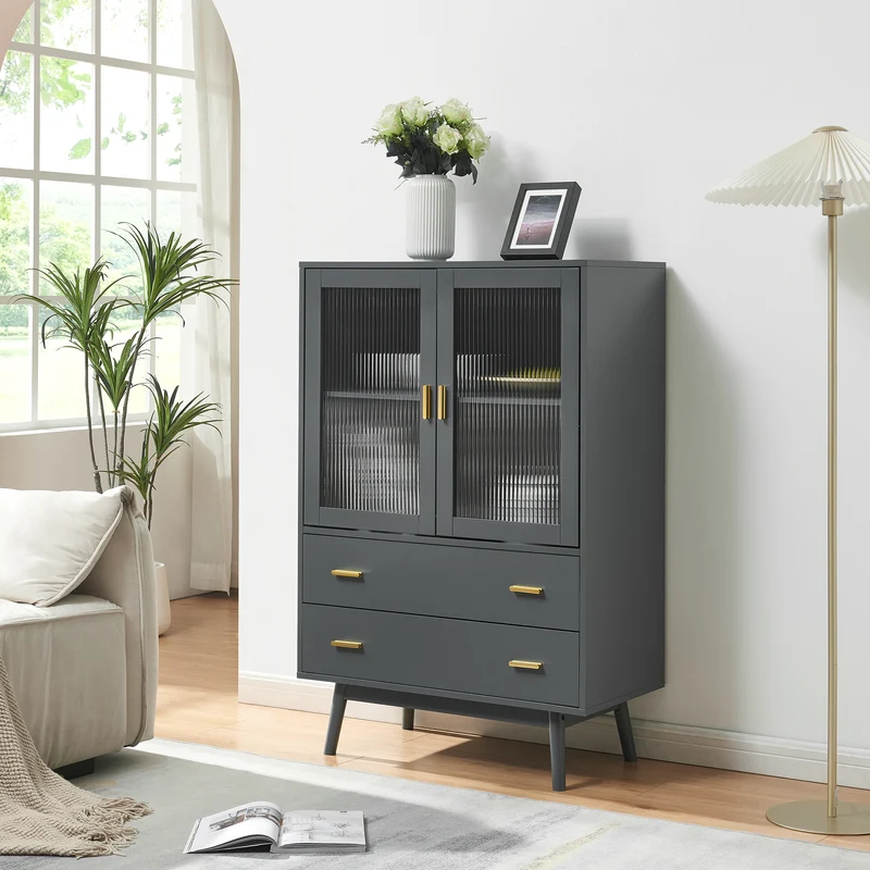 Vitrinenschrank Susa [en.casa]