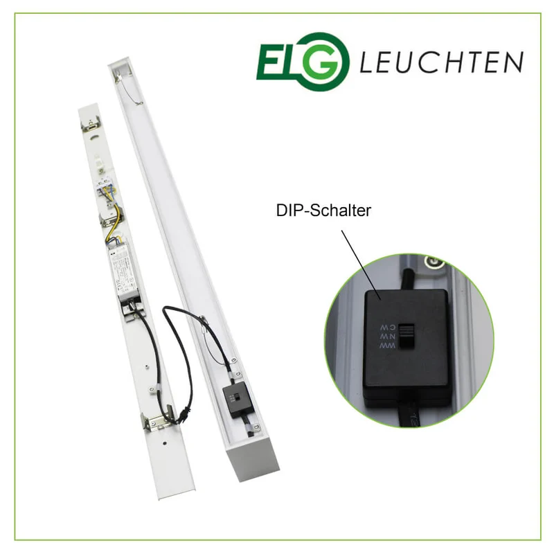 LED Aufbauleuchte 12W oder 20W schaltbar 3000K, 4000K, 5700K