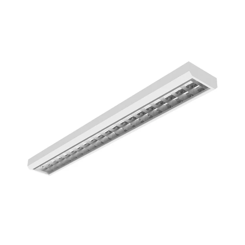 LED Rasteranbauleuchte Single-Raster 150cm 1-flammig, vorverdrahtet für LED Röhren