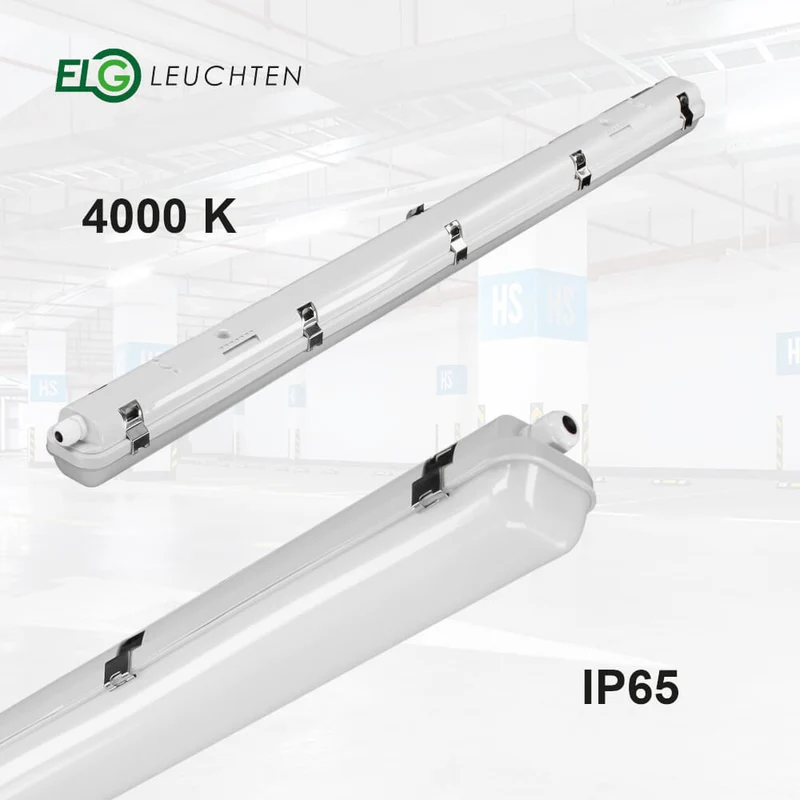 LED Feuchtraumleuchte 150cm 36W - 4000K Neutralweiß mit 4150lm und 115lm/W