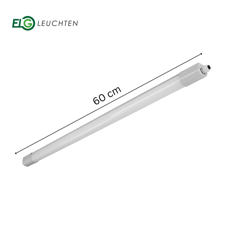 Schmale LED Feuchtraumleuchte 17W 4000K COB 2000lm 4000K IP65