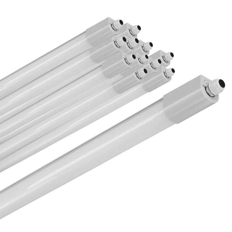 LED Feuchtraumleuchte 120cm umschaltbar 17W/33W 4000K oder 6500K Leistung 2100lm/4000lm IP66 wasserfest