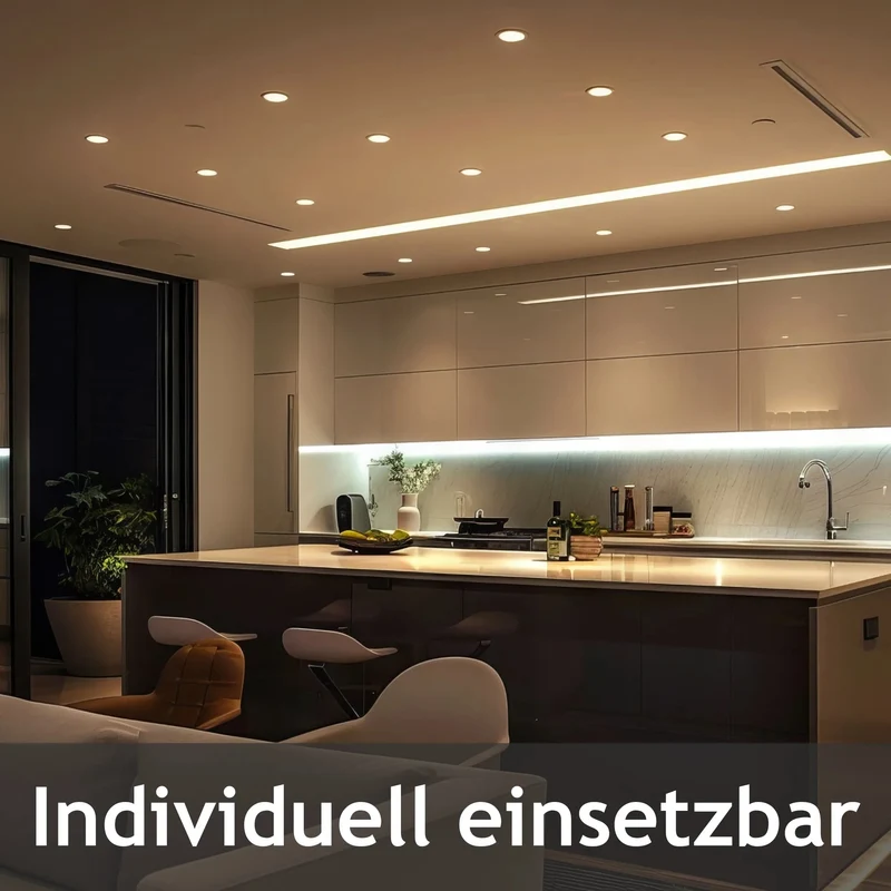 Dimmbarer LED Einbaustrahler 240V 7,5W, 600-650LM, 2800-4000K, IP54, 68mm