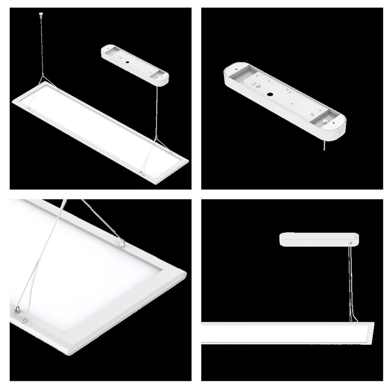 LED Pendelleuchte mit direktem und indirektem Lichtanteil
