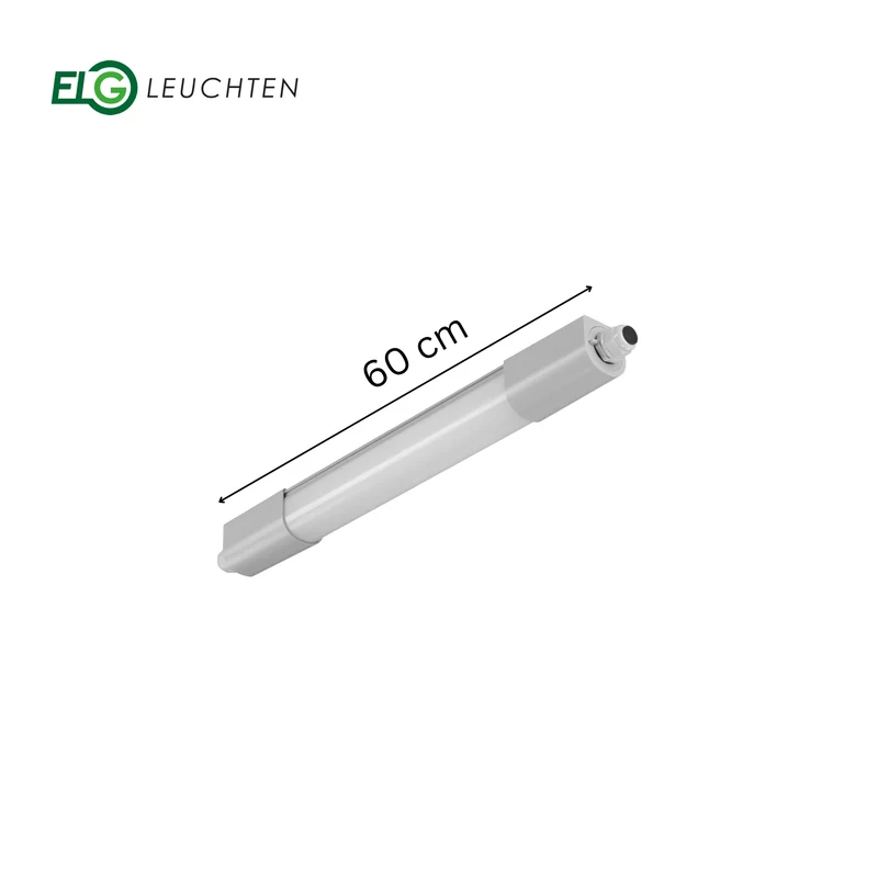 LED Feuchtraumleuchte 60cm 4000K und 6500K 17W 2200lm IP66 wasserfest