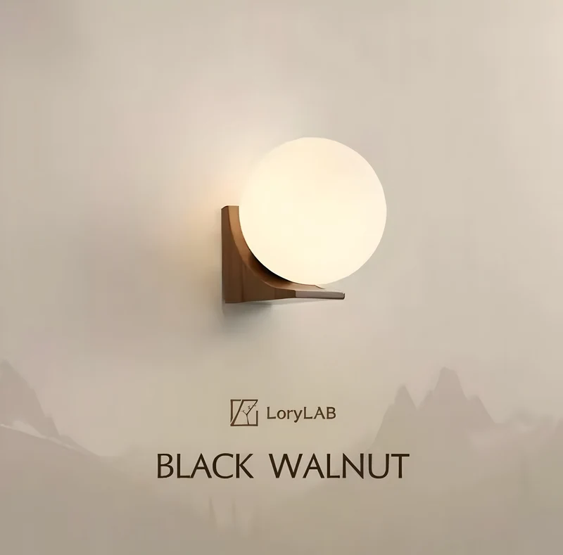 Wandleuchte Walnut Classic