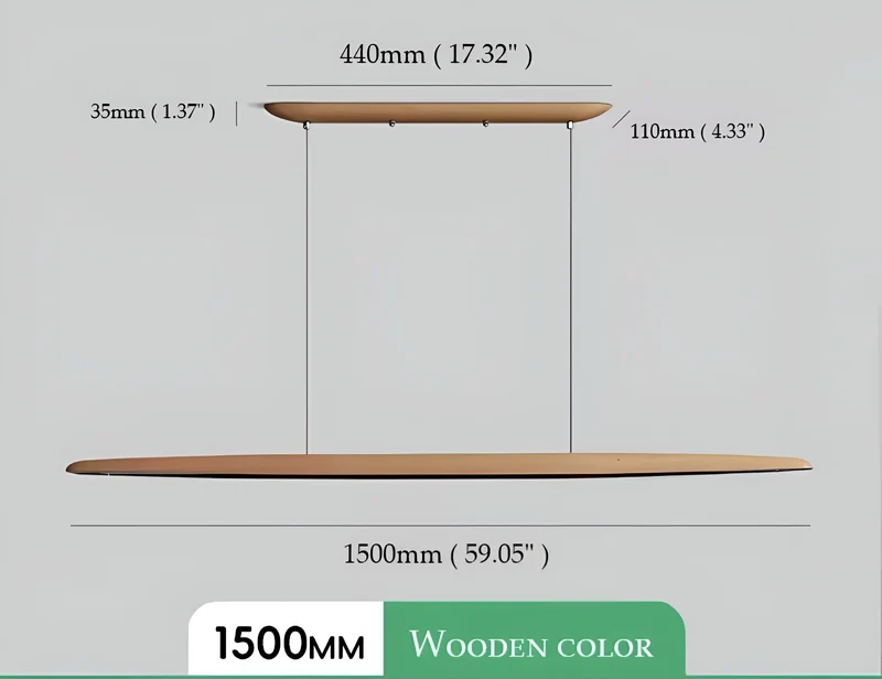 Pendelleuchte Walnut Glow